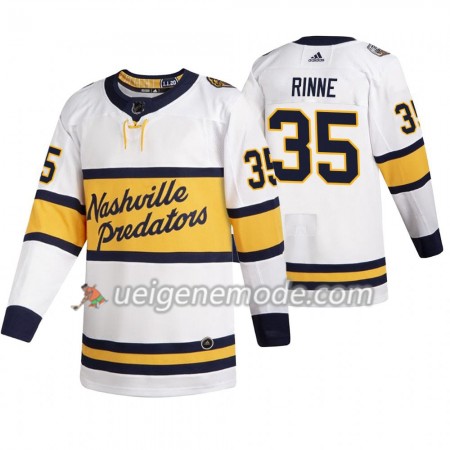Herren Eishockey Nashville Predators Trikot Pekka Rinne 35 Adidas 2020 Winter Classic Authentic
